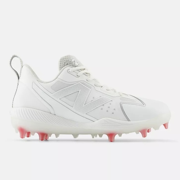 New Balance Shoes - New Balance White Silver FuelCell Romero Duo Comp Softball‎ Cleats